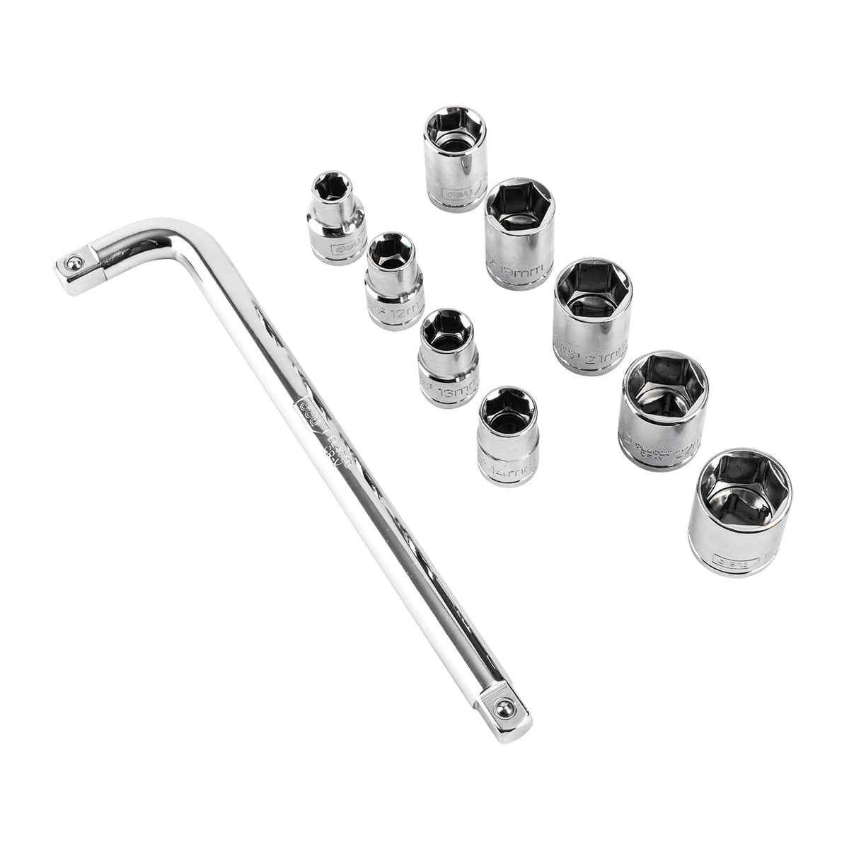 Socket Sets 9 pcs Deli Tools EDL2010T