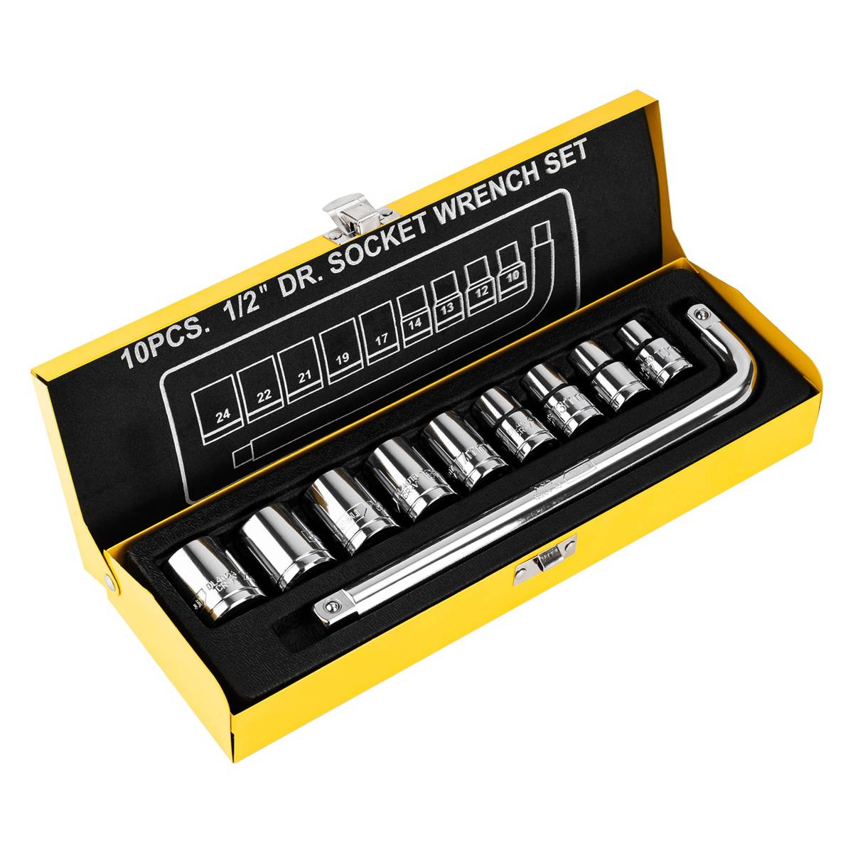 Socket Sets 9 pcs Deli Tools EDL2010T