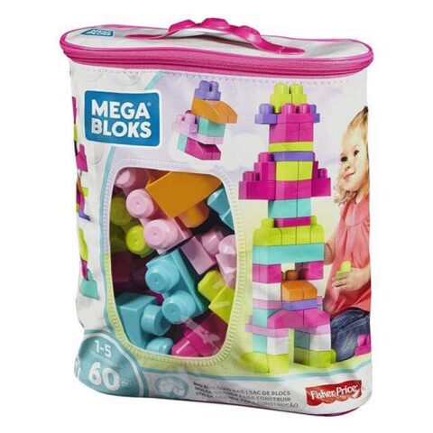 Δομικά Στοιχεία Mega Mattel (60 pcs) Ροζ