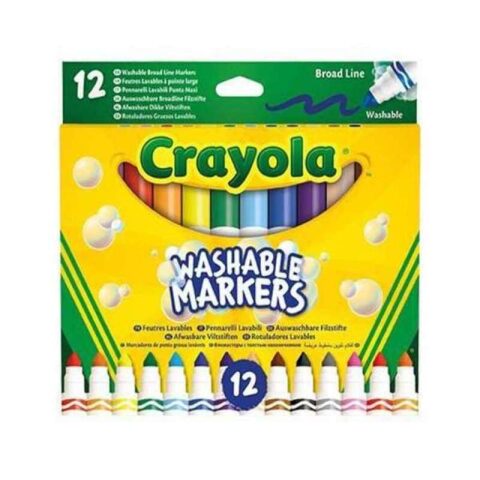 Σετ Μαρκαδόροι Ultra-Clean Washable Maxi Tip Crayola 58-8340