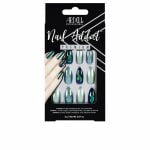 Τεχνητά νύχια Ardell Nail Addict Green Glitter Chrome (24 pcs)