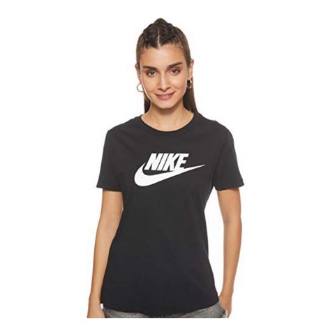 Γυναικεία Μπλούζα με Κοντό Μανίκι NSW TEE ESSNTL ICON  Nike  BV6169 010 Μαύρο