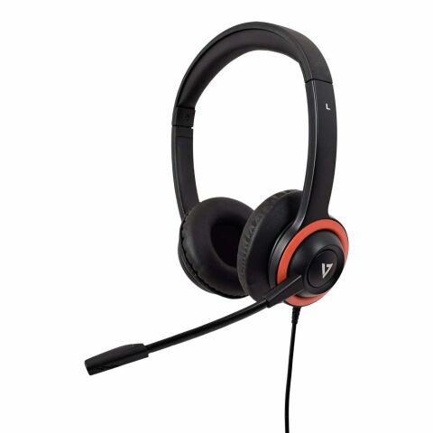 Ακουστικά με Μικρόφωνο V7 HA530E               Μαύρο