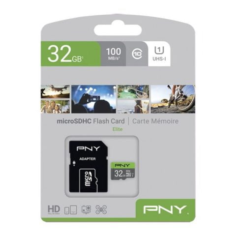 Κάρτα Μνήμης SDHC PNY Elite 32 GB Μαύρο