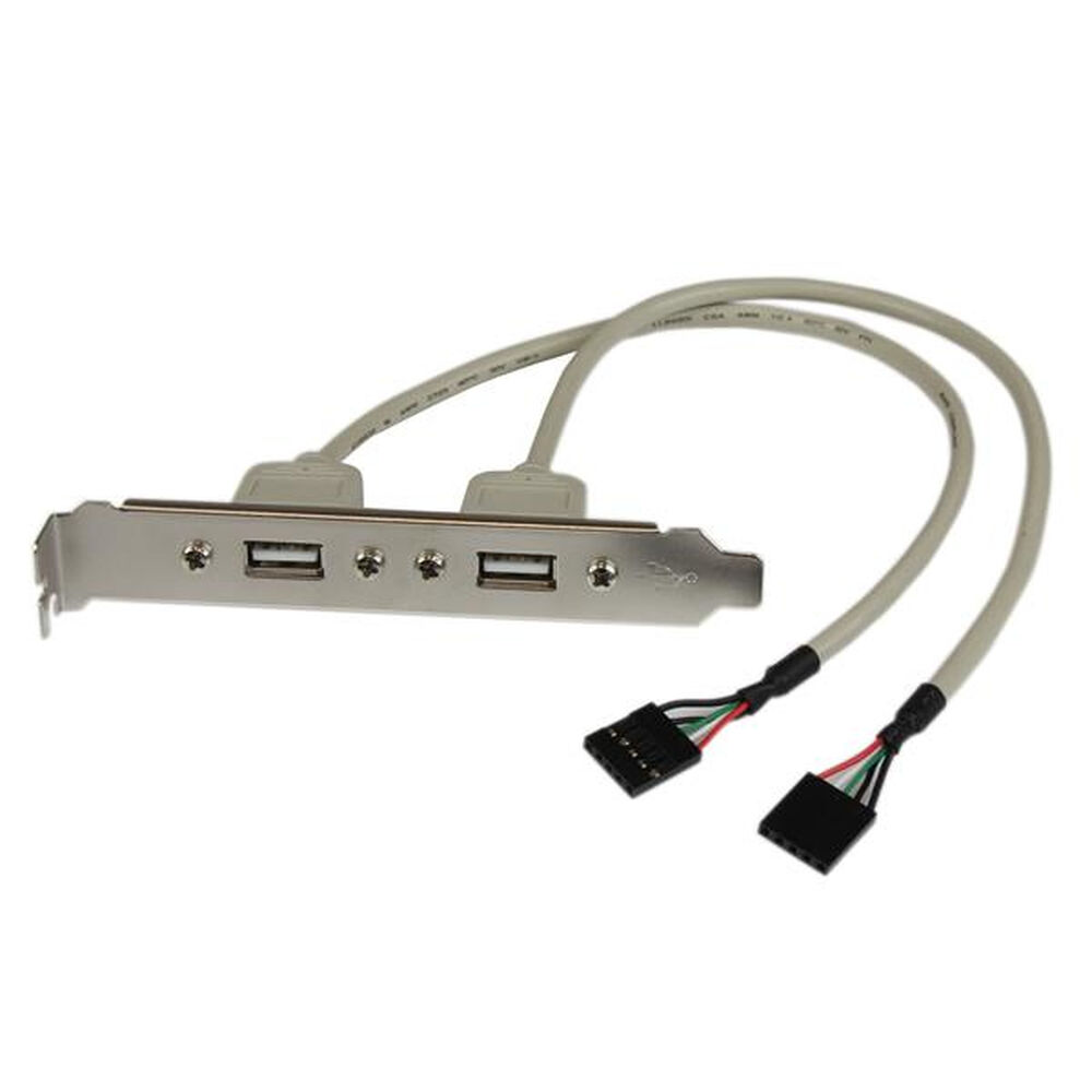 Καλώδιο USB Startech USBPLATE             IDC USB A Ασημί
