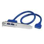 Καλώδιο USB Startech USB3SPLATE           IDC Μπλε