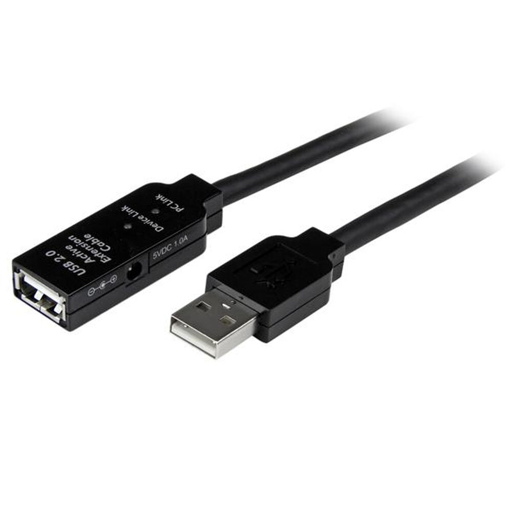 Καλώδιο USB Startech USB2AAEXT15M         Μαύρο