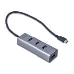 USB Hub i-Tec C31HUBMETAL403 USB x 4 Γκρι