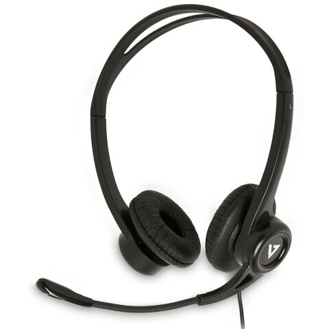 Ακουστικά με Μικρόφωνο V7 HU311-2EP            Μαύρο