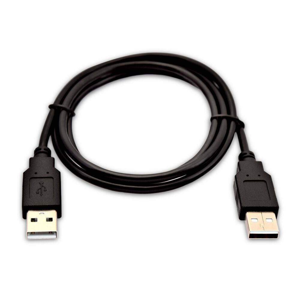 Καλώδιο USB V7 V7USB2AA-01M-1E      USB A Μαύρο