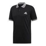 Ανδρική Μπλούζα Polo με Κοντό Μανίκι Adidas CLUB SOLID POLO DX1806 Μαύρο πολυεστέρας Άντρες XS