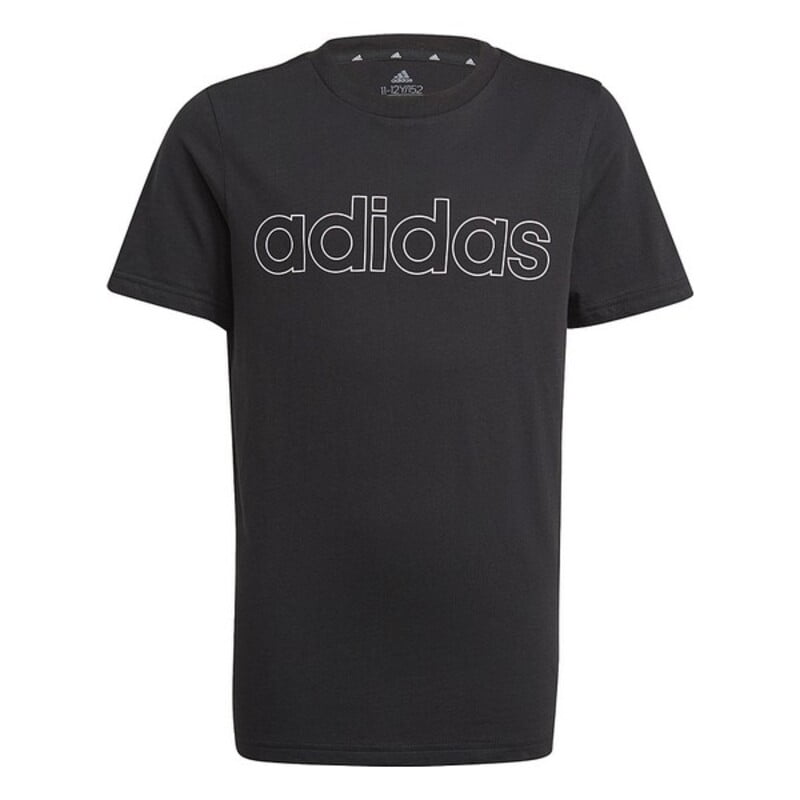 Παιδικό Μπλούζα με Κοντό Μανίκι B LIN T  Adidas GN4006  Μαύρο
