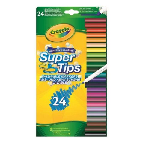 Μαρκαδόροι Crayola Πλένεται (24 uds)