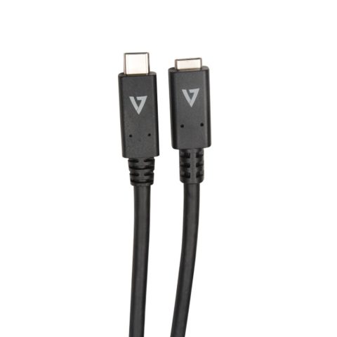 Καλώδιο USB C V7 V7UC3EXT-2M          Μαύρο