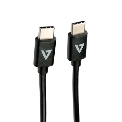 Καλώδιο USB C V7 V7USB2C-1M           Μαύρο