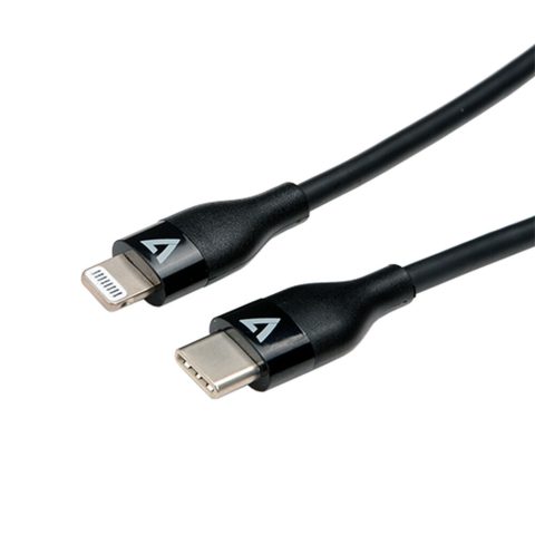 Καλώδιο USB-C σε Lightning V7 V7USBCLGT-1M         Μαύρο