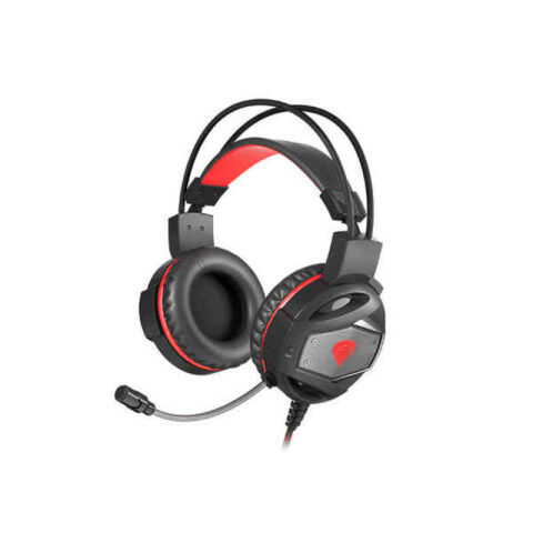 Ακουστικά με Μικρόφωνο Genesis Neon 350 Κόκκινο Μαύρο