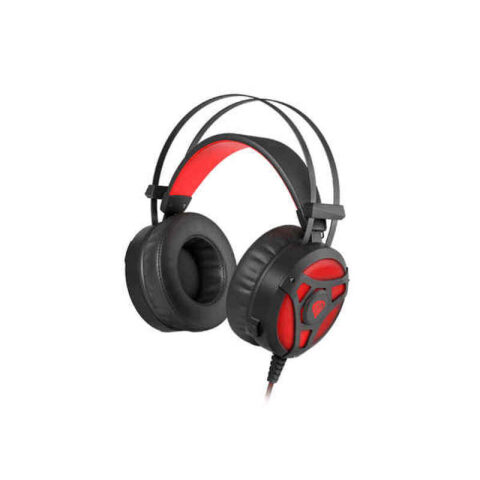 Ακουστικά με Μικρόφωνο Genesis NEON 360 Κόκκινο Μαύρο
