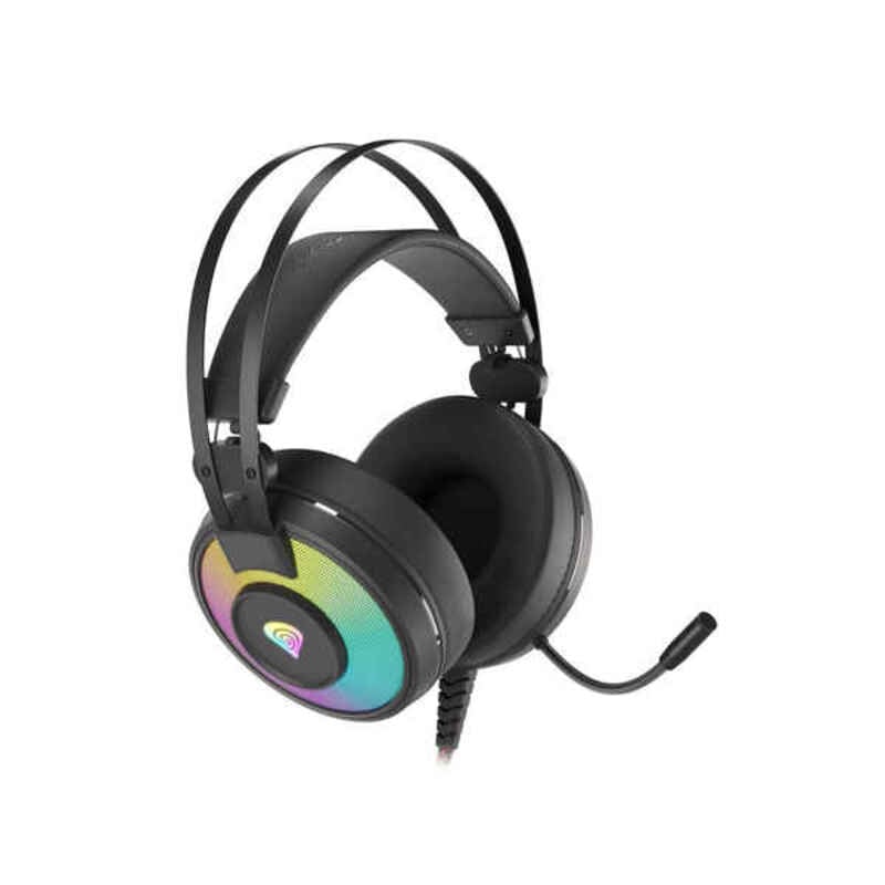 Ακουστικά με Μικρόφωνο Genesis Neon 600 RGB Μαύρο