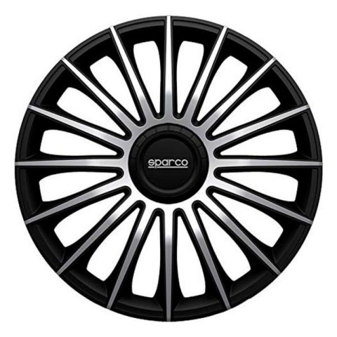 Τάσια Sparco Torino CS5 Μαύρο Ασημί 16" (4 uds)