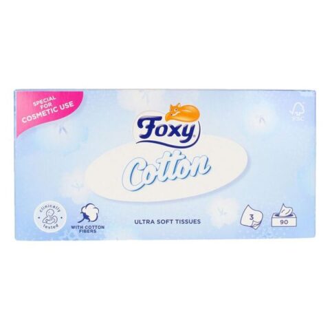 Χαρτοπετσέτες Facial Cotton Foxy (x90)