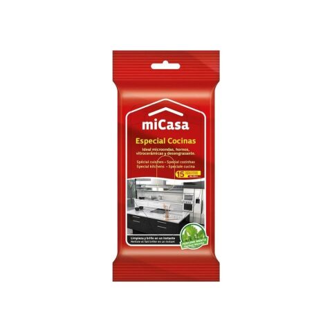 Αποστειρωμένα Φακελάκια Καθαριστικού (Πακέτο) Micasa Κουζίνα (15 uds)