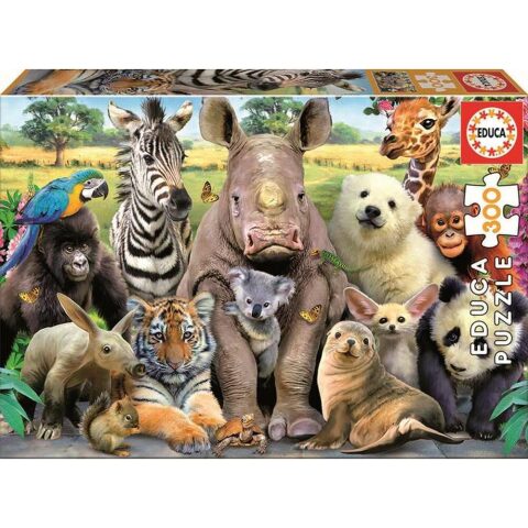 Παζλ Educa Animals (300 pcs)