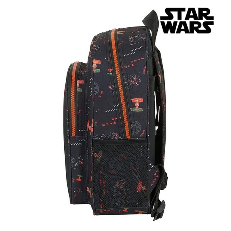 Σχολική Τσάντα με Ρόδες Star Wars The dark side Μαύρο Πορτοκαλί 10 L