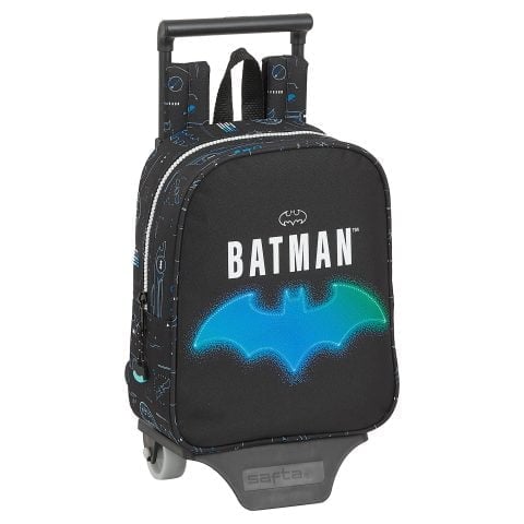 Σχολική Τσάντα με Ρόδες Bat-Tech Batman Bat-tech Μαύρο