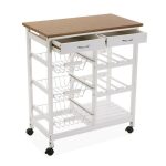 Καλάθι για τα Φρούτα Versa Ξύλο MDF (37 x 76 x 66 cm)