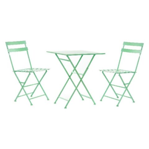 Σετ Τραπέζι με 2 Καρέκλες DKD Home Decor Μέταλλο (3 pcs)