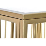 Βοηθητικό Τραπέζι DKD Home Decor Καθρέφτης Χρυσό Μέταλλο MDF (57 x 57 x 52 cm)