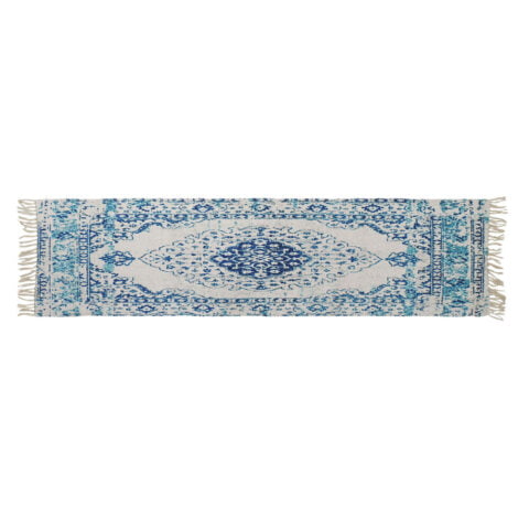 Χαλί DKD Home Decor Μπλε βαμβάκι Chenille (60 x 240 x 1 cm)