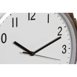 Ρολόι Τοίχου DKD Home Decor Αλουμίνιο Λευκό Πολυουρεθάνιο (33 x 4 x 60 cm)