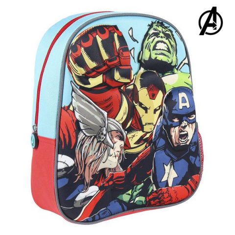 Σχολική Τσάντα 3D The Avengers (26 x 31 x 10 cm) Μπλε