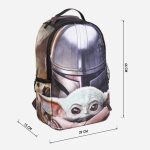 Σχολική Τσάντα The Mandalorian Καφέ (30 x 44 x 12 cm)