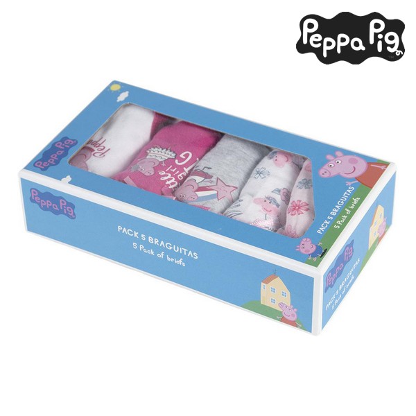 Πακέτο Εσώρουχα για τα κορίτσια Peppa Pig Πολύχρωμο (5 uds)