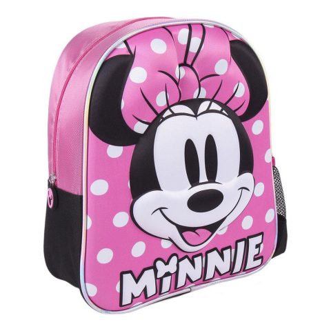 Σχολική Τσάντα 3D Minnie Mouse Ροζ (25 x 31 x 10 cm)