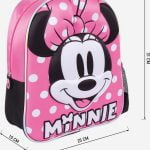 Σχολική Τσάντα 3D Minnie Mouse Ροζ (25 x 31 x 10 cm)