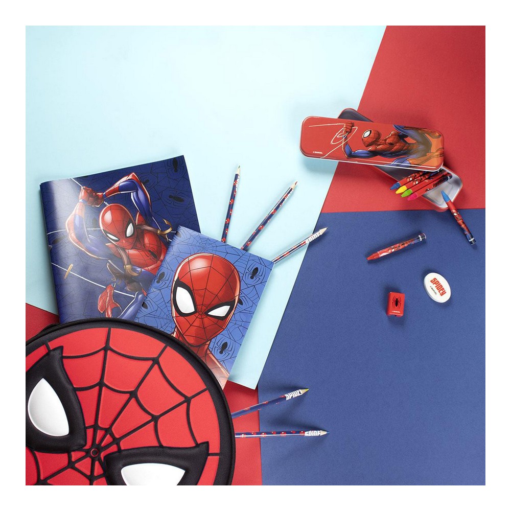 Σετ Χαρτικών Spiderman Κόκκινο (16 pcs)