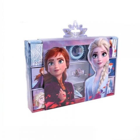 Κουτί-μπιζουτιέρα Frozen Αξεσουάρ για τα Mαλλιά Λιλά (11 pcs)