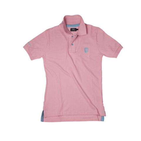 Ανδρική Μπλούζα Polo με Κοντό Μανίκι Bobroff Ροζ