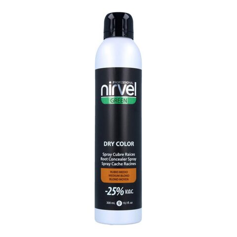 Σπρέι Καλύμματος Γρίζων Μαλλιών Green Dry Color Nirvel Ξανθό Μεσαίο (300 ml)