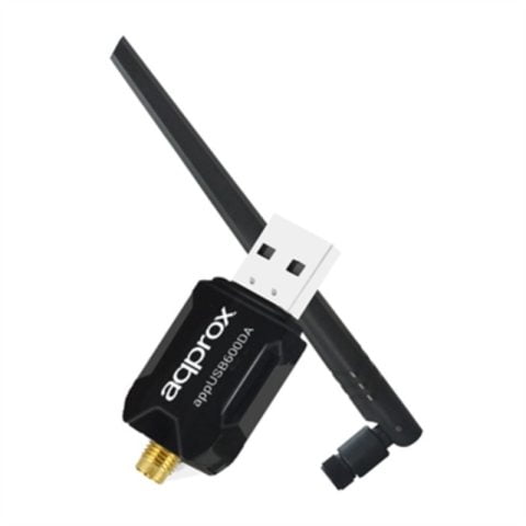 Αντάπτορας USB Wifi approx! APPUSB600DA Μαύρο