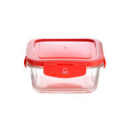 Ερμητικό Κουτί Γεύματος Benetton Κόκκινο Πλαστική ύλη 340 ml Βοροπυριτικό γυαλί