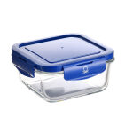 Ερμητικό Κουτί Γεύματος Benetton Μπλε Πλαστική ύλη Βοροπυριτικό γυαλί (570 ml)