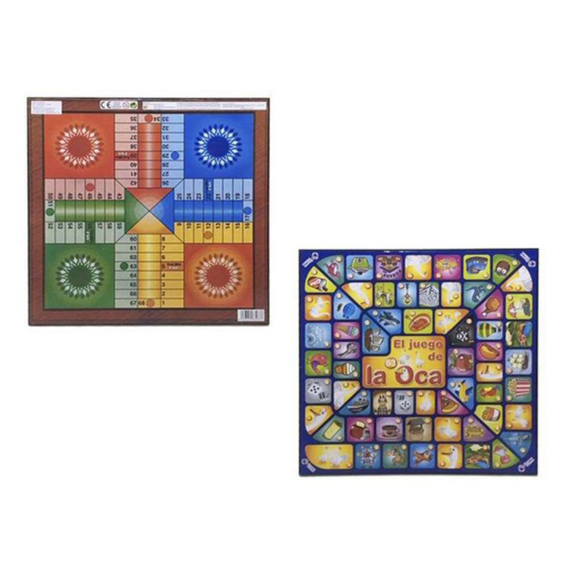 Πίνακας για Επιτραπέζιο Παιχνίδι Parchís Ξύλο (35 x 35 x 1 cm)