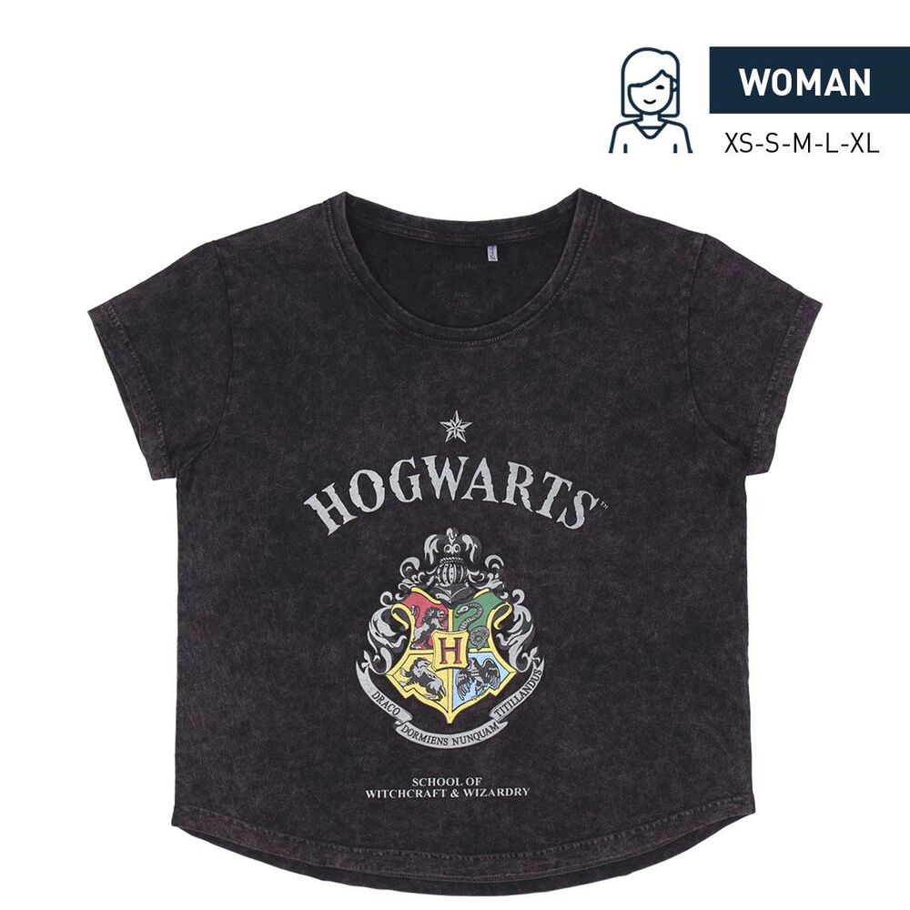 Γυναικεία Μπλούζα με Κοντό Μανίκι Harry Potter