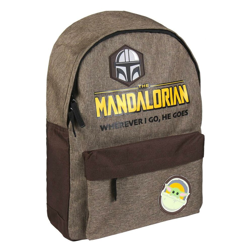 Σακίδιο Πλάτης Casual The Mandalorian Πράσινο (31 x 44 x 16 cm)