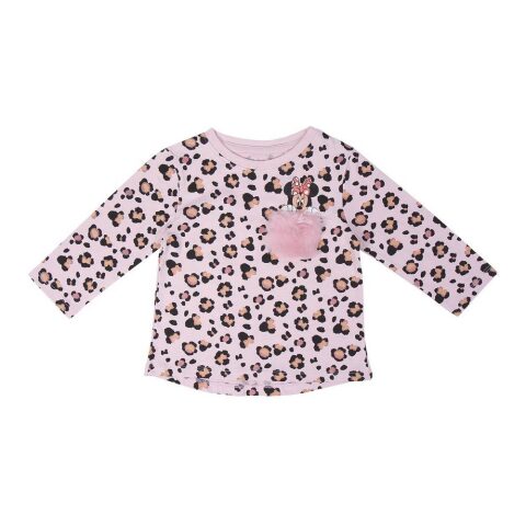 Παιδικό Μακρυμάνικο Μπλουζάκι Minnie Mouse Ροζ